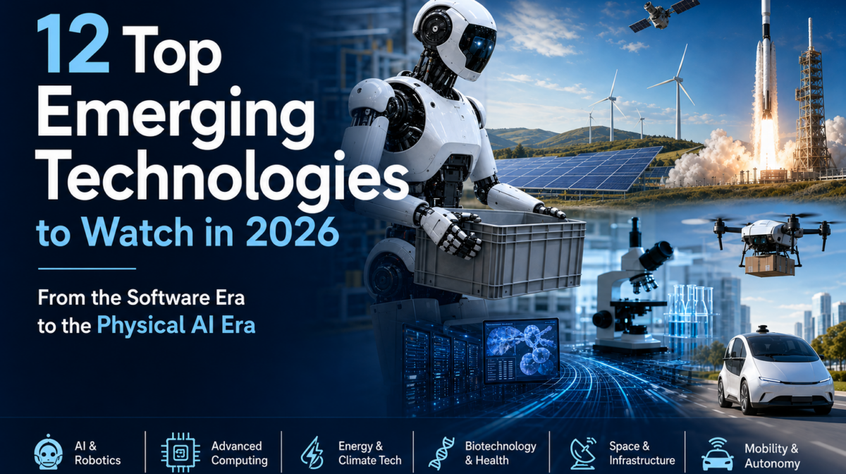 12 Top Emerging Technologies to Watch in 20261